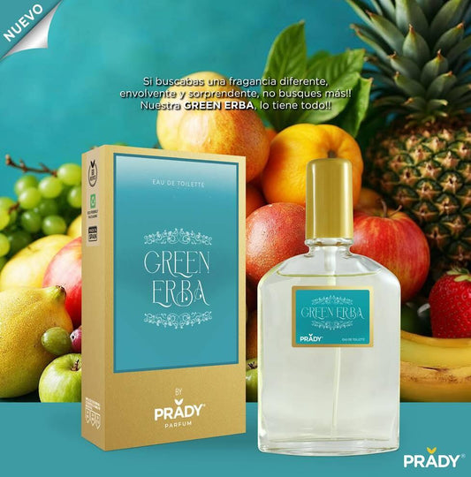 Perfume Eau de Toilette Green Erba Unisex – 90ml