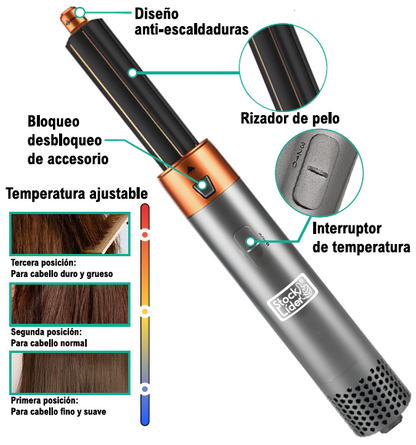 Cepillo secador 5 en 1